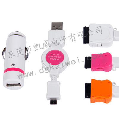 【東莞凱威電子生產(chǎn)批發(fā)汽車充電器 通用多功能充電器 多種功能】價(jià)格,廠家,圖片,車載逆變器/車載電源,東莞市凱威電子-